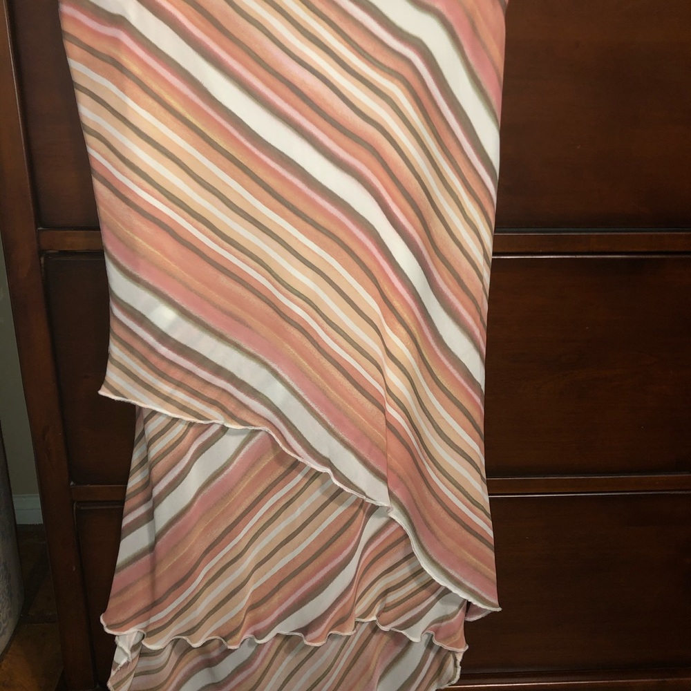 Asymmetrical long skirt